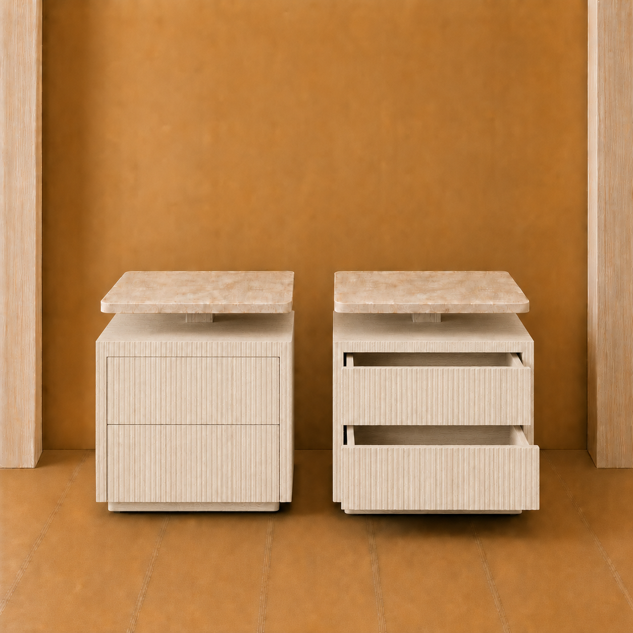 Circle Nightstand Set