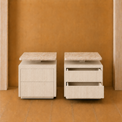 Circle Nightstand Set