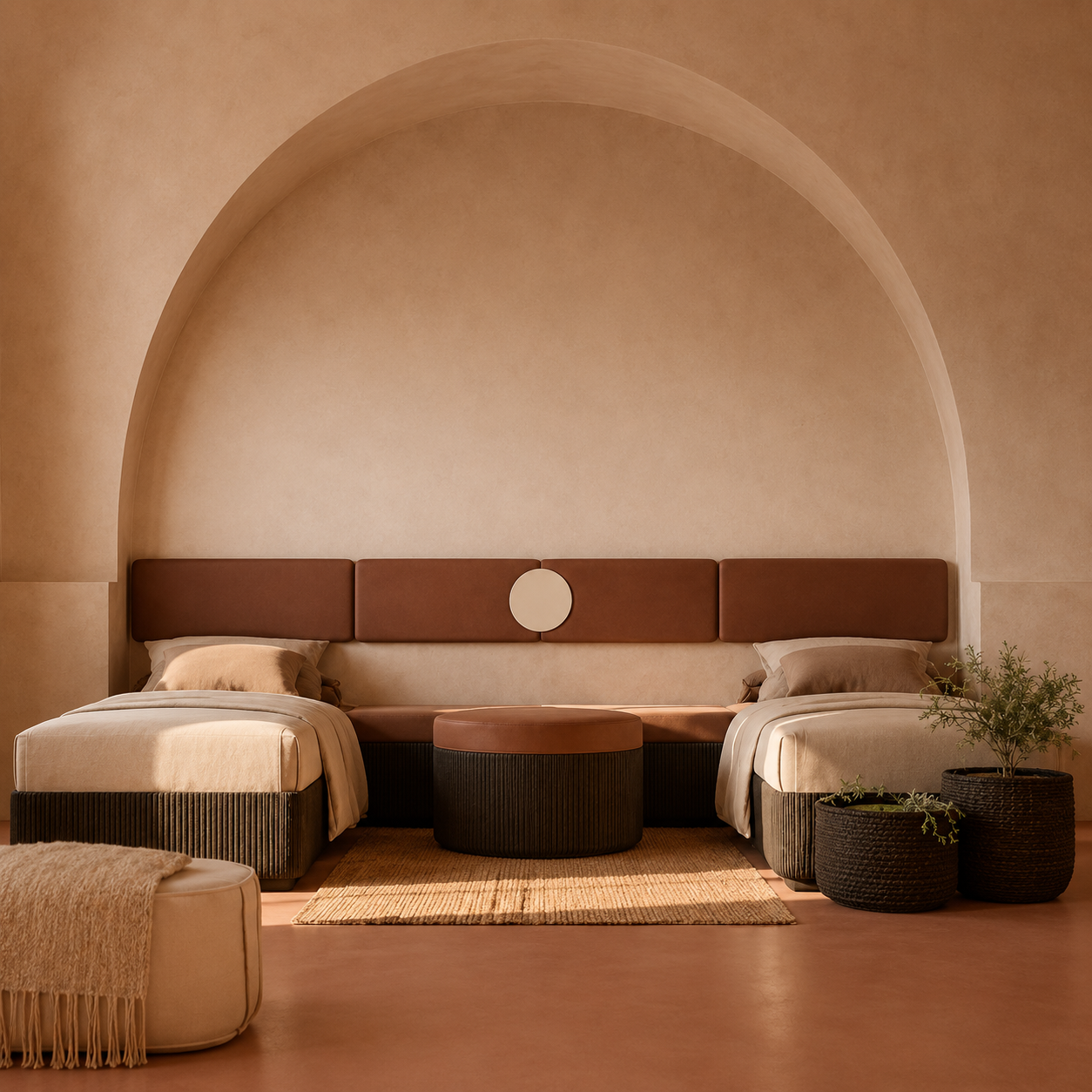 Circle Bed Frame Set