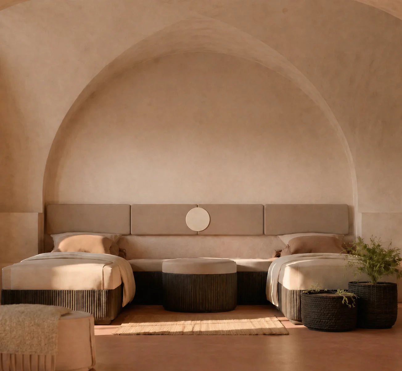 Circle Bed Frame Set
