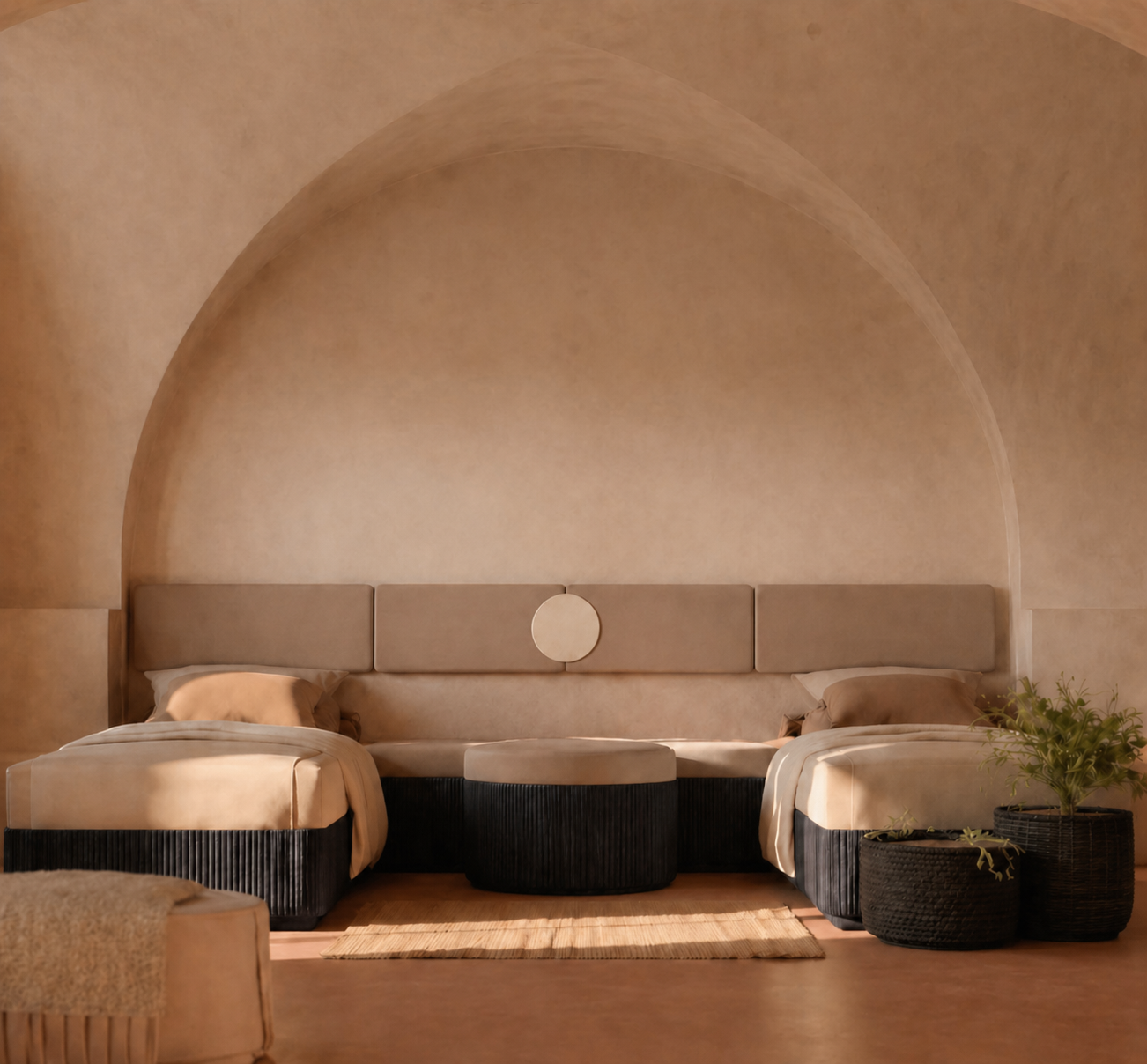 Circle Bed Frame Set