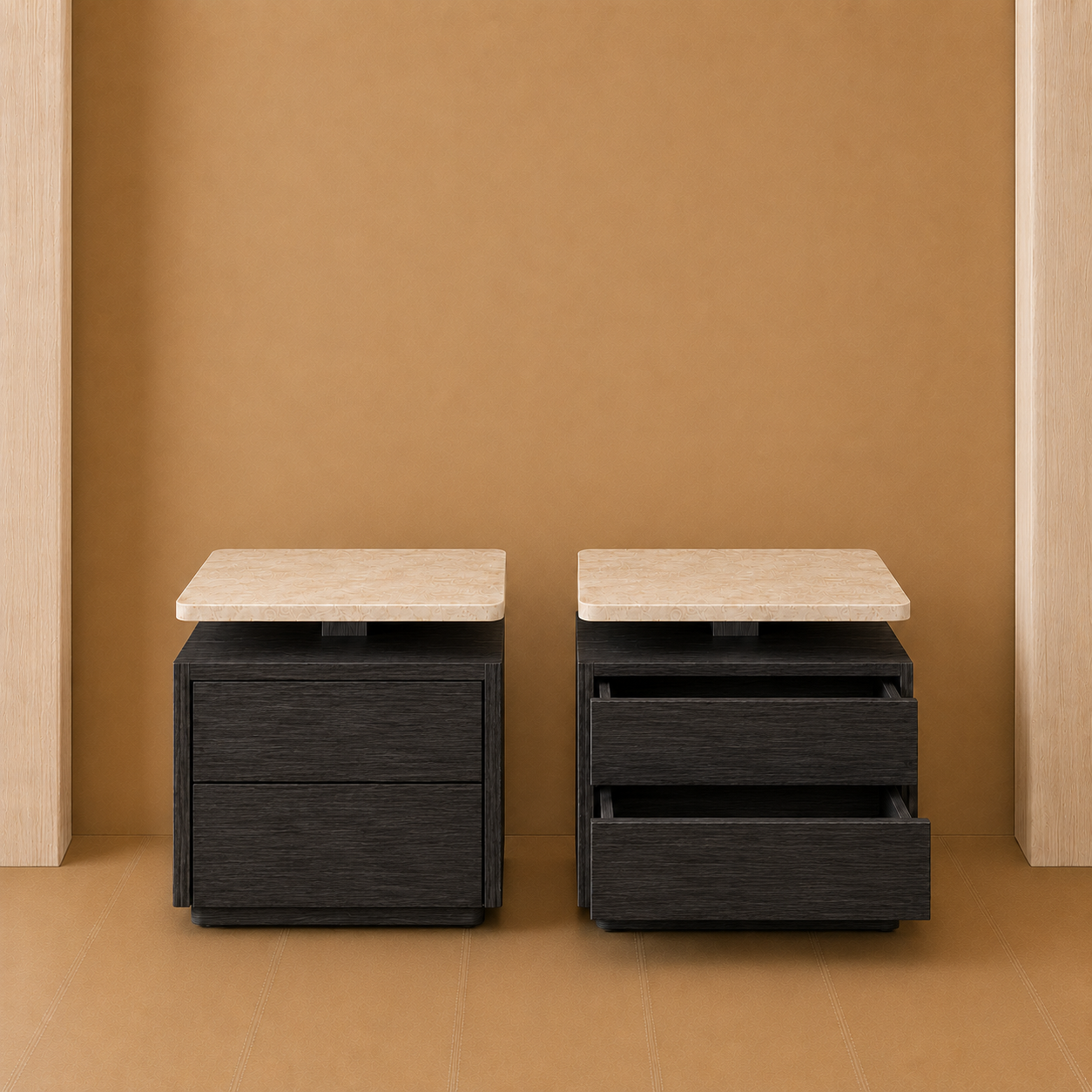 Circle Nightstand Set