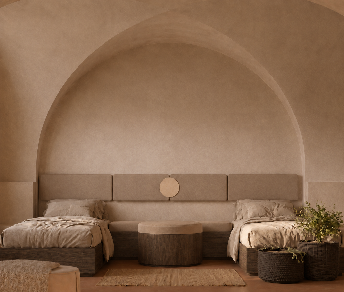 Circle Bed Frame Set