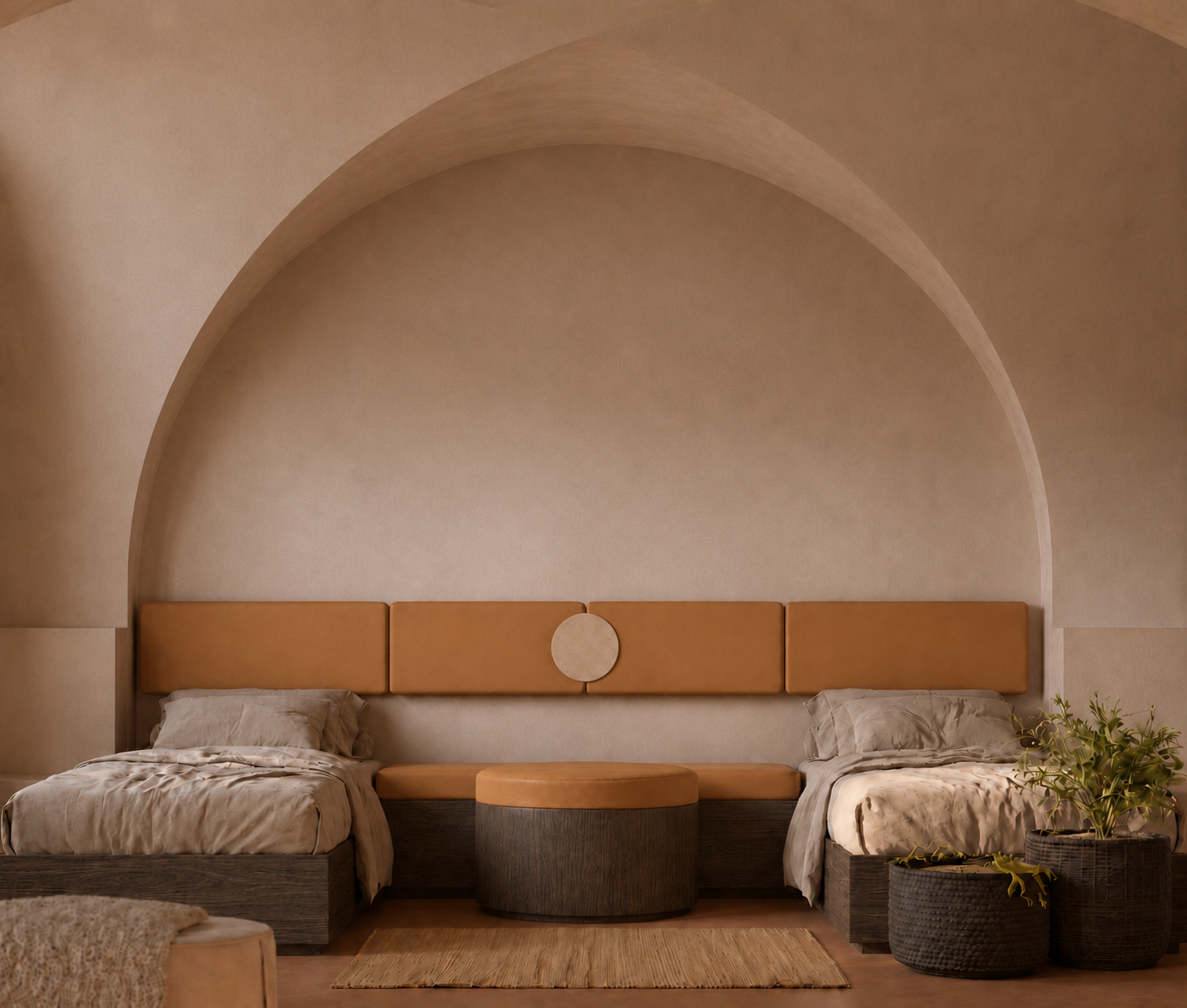 Circle Bed Frame Set