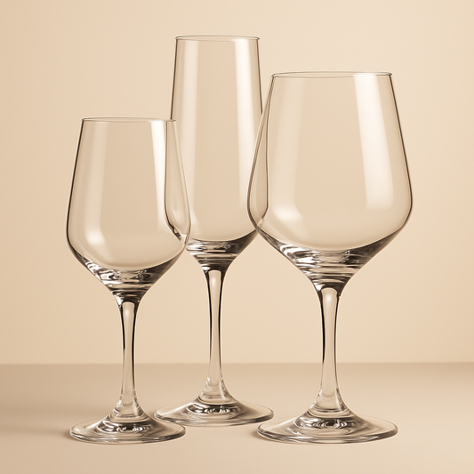 Ivory Glassware Set