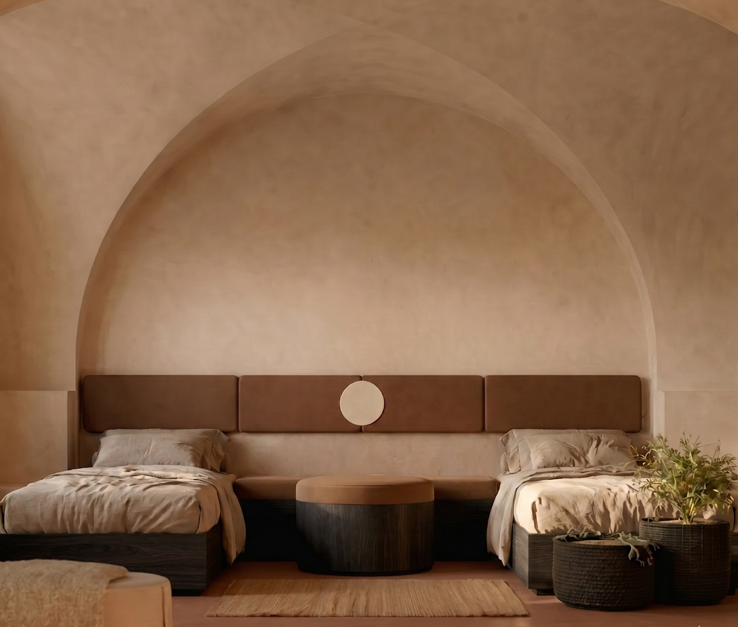 Circle Bed Frame Set