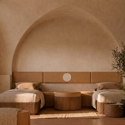 Circle Bed Frame Set
