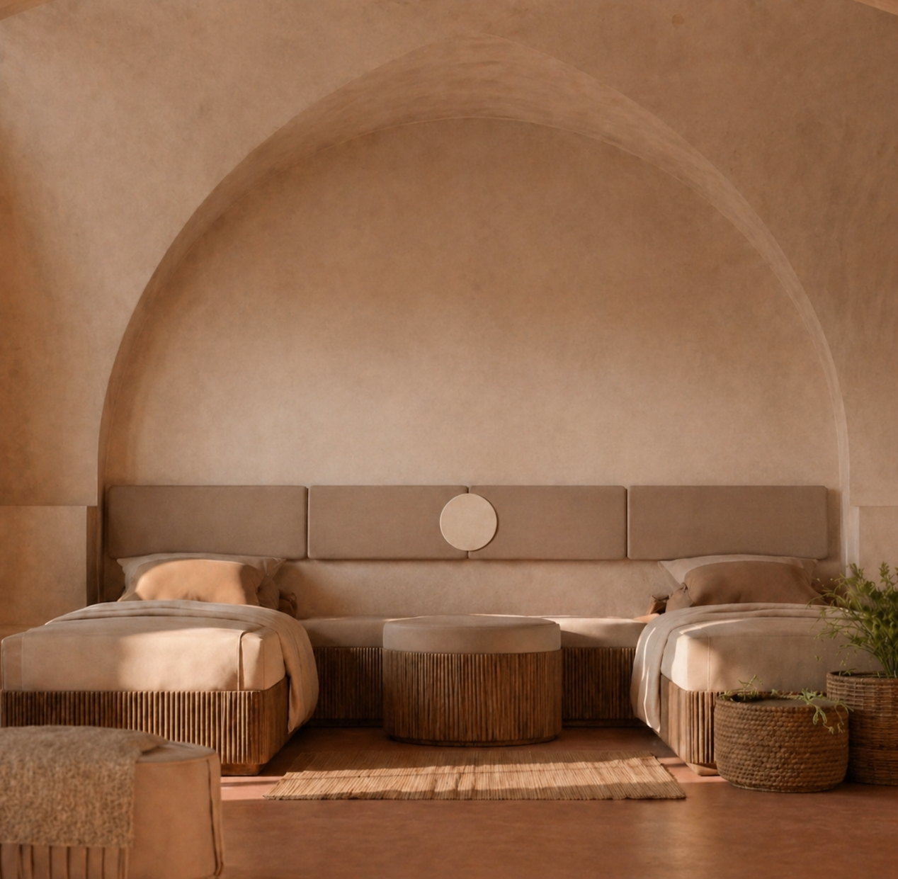 Circle Bed Frame Set