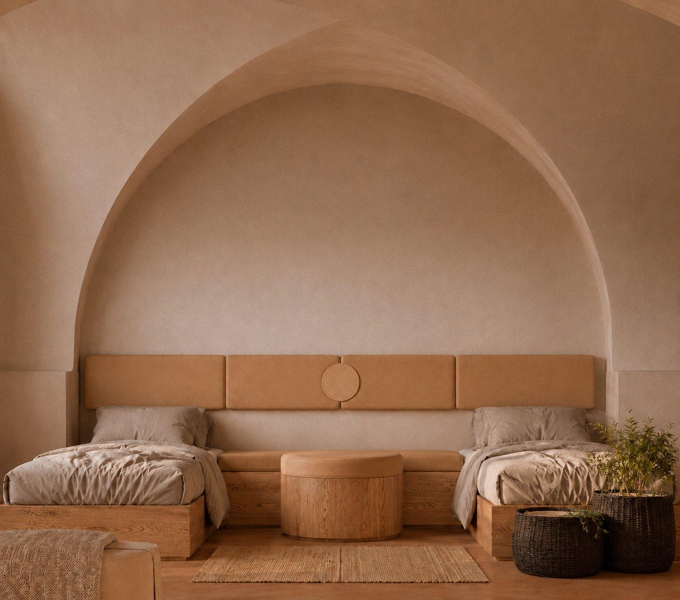 Circle Bed Frame Set