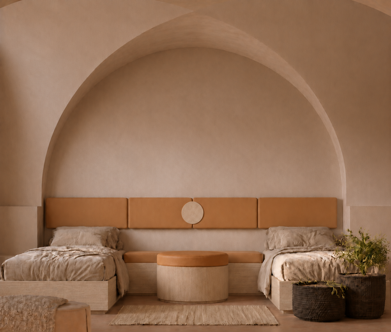 Circle Bed Frame Set