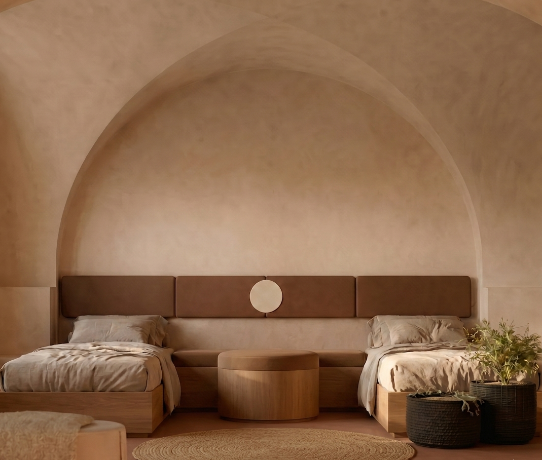 Circle Bed Frame Set