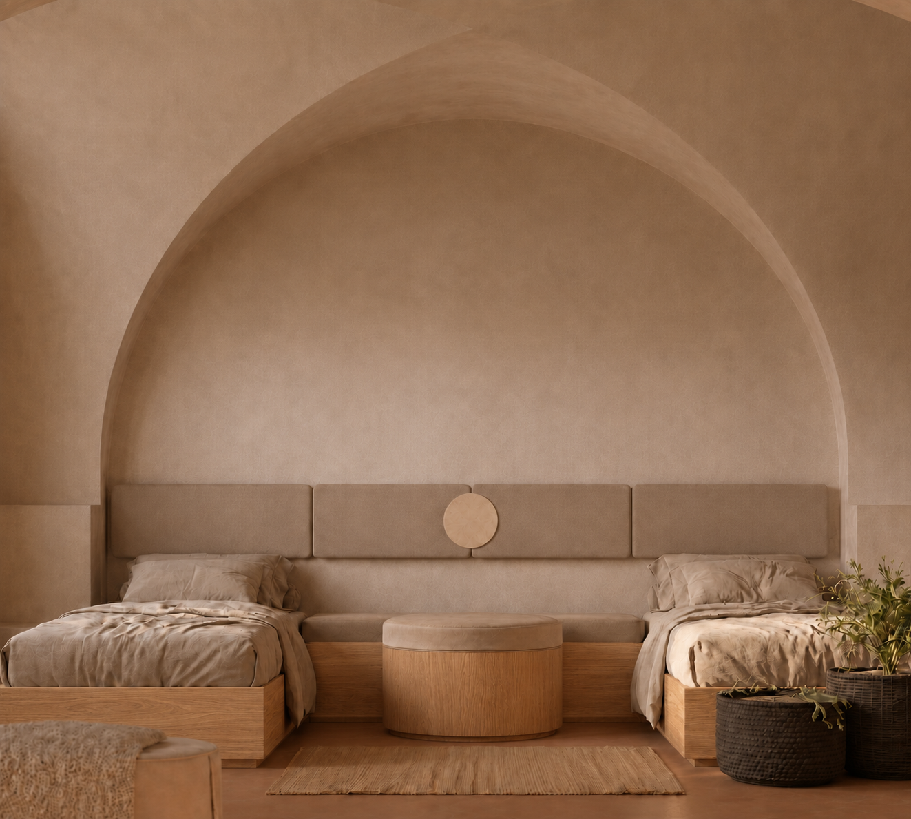 Circle Bed Frame Set