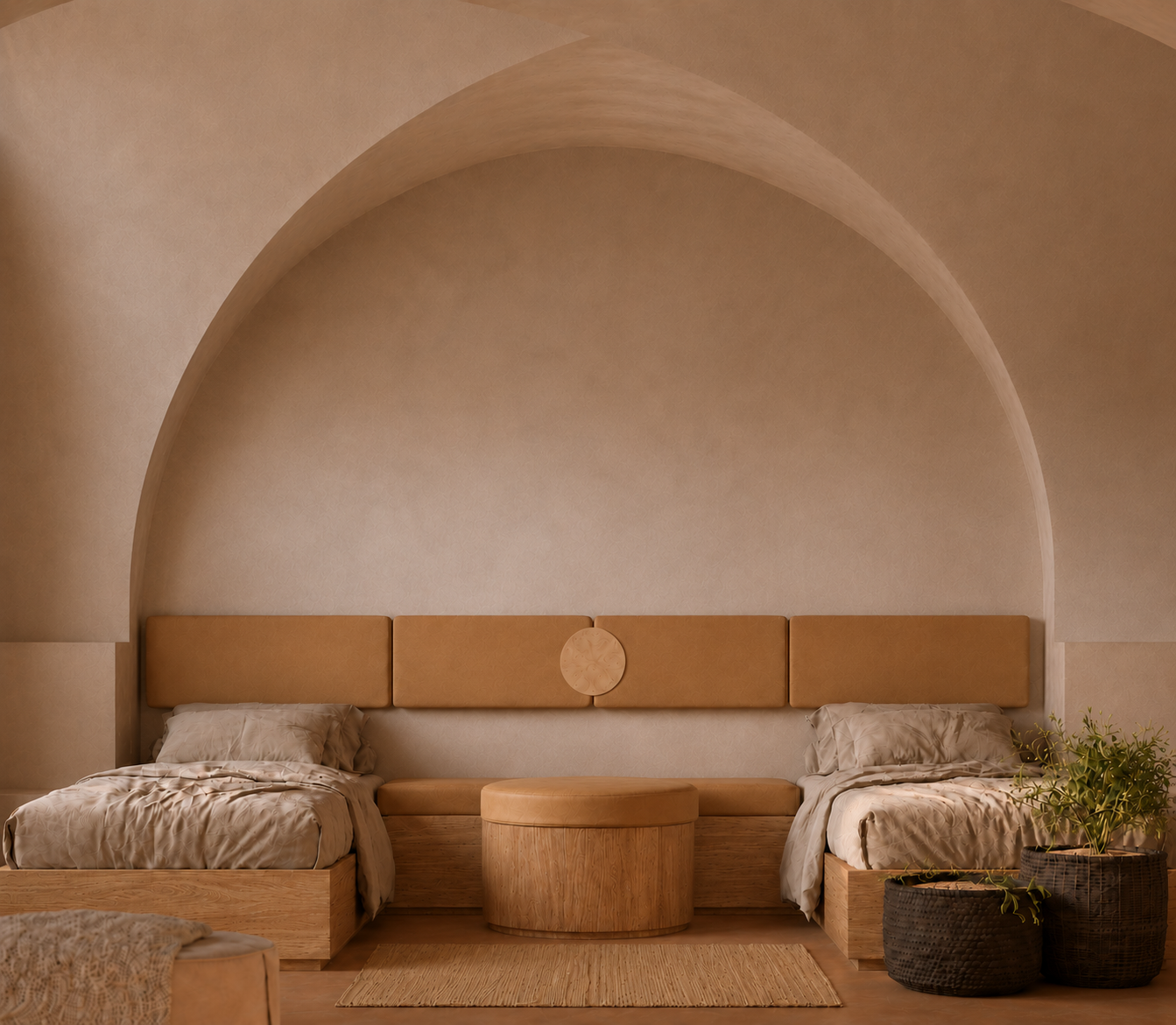 Circle Bed Frame Set