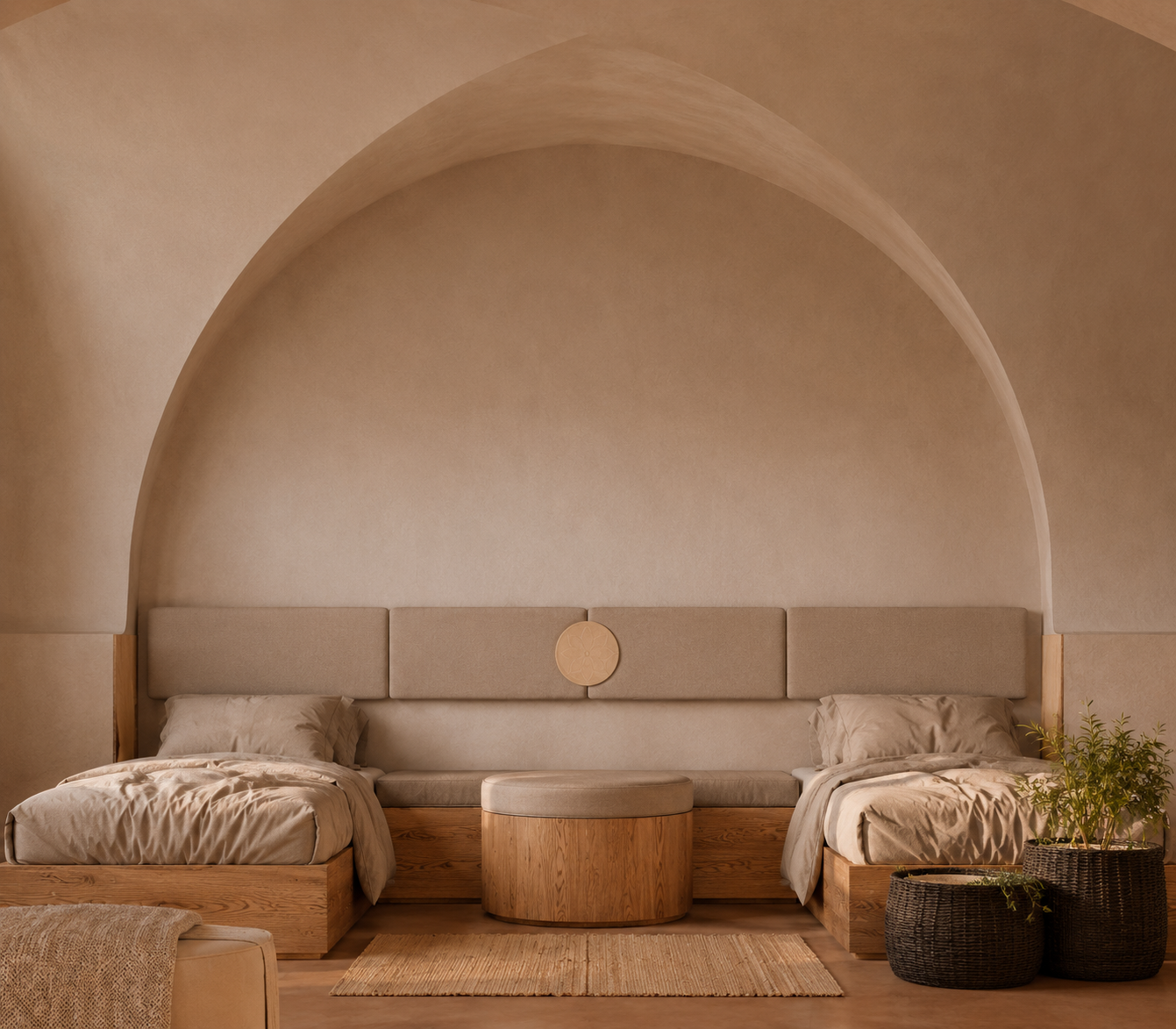 Circle Bed Frame Set