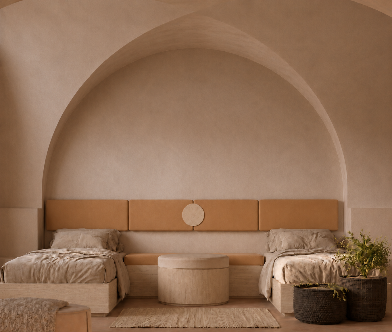 Circle Bed Frame Set