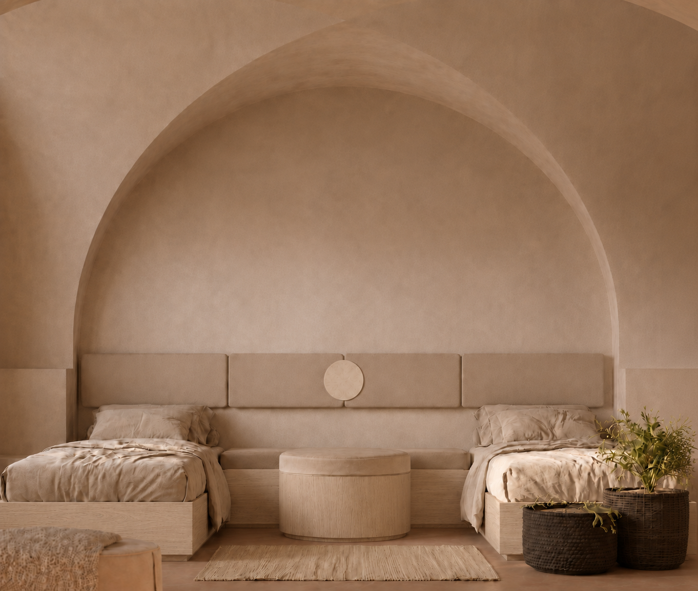 Circle Bed Frame Set