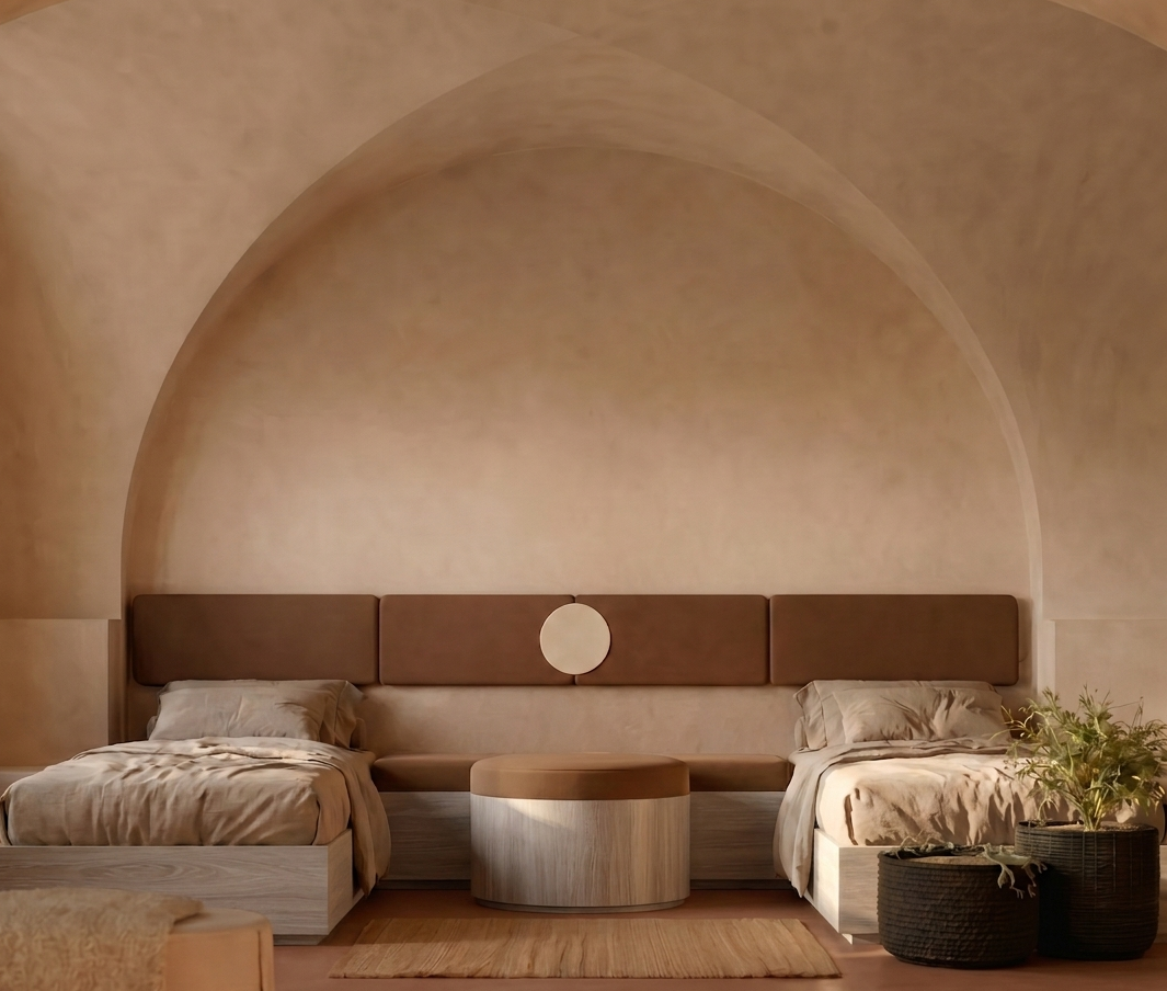 Circle Bed Frame Set